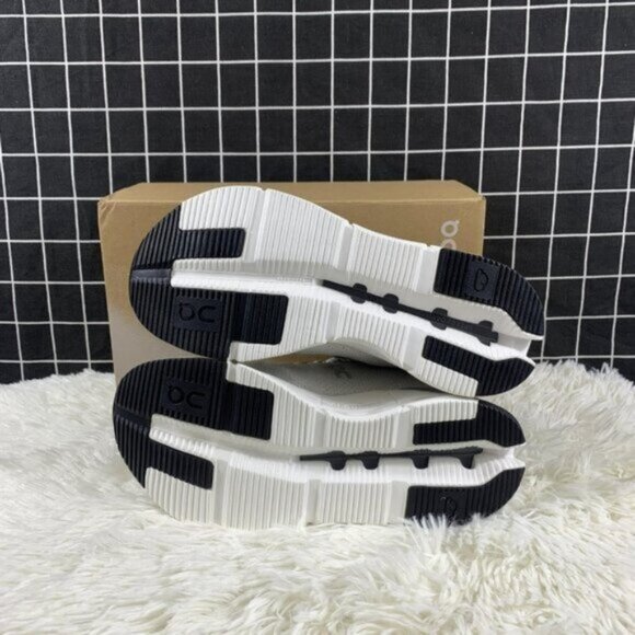 ON Running Cloudnova Women Shoes White Sand - Picture 5 of 6